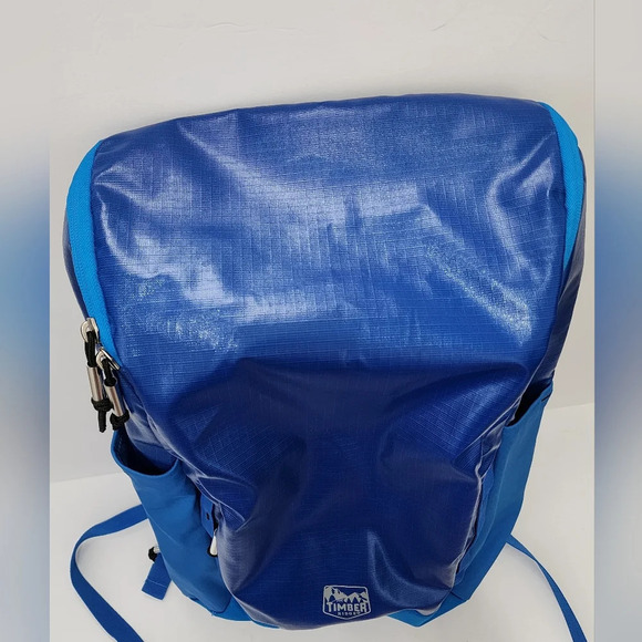 TIMBER RIDGE Unisex Blue Xplorer 25L Hiking Waiststrap Backpack 13\
